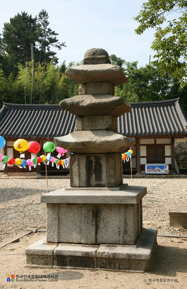 나주 북망문 밖 삼층석탑 우측면
