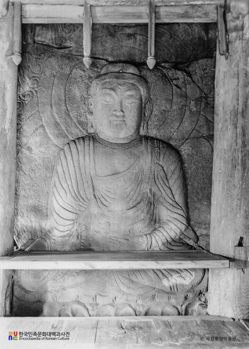 해남 대흥사 북미륵암 마애여래좌상