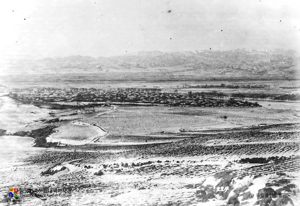 함북 길주 읍 전경