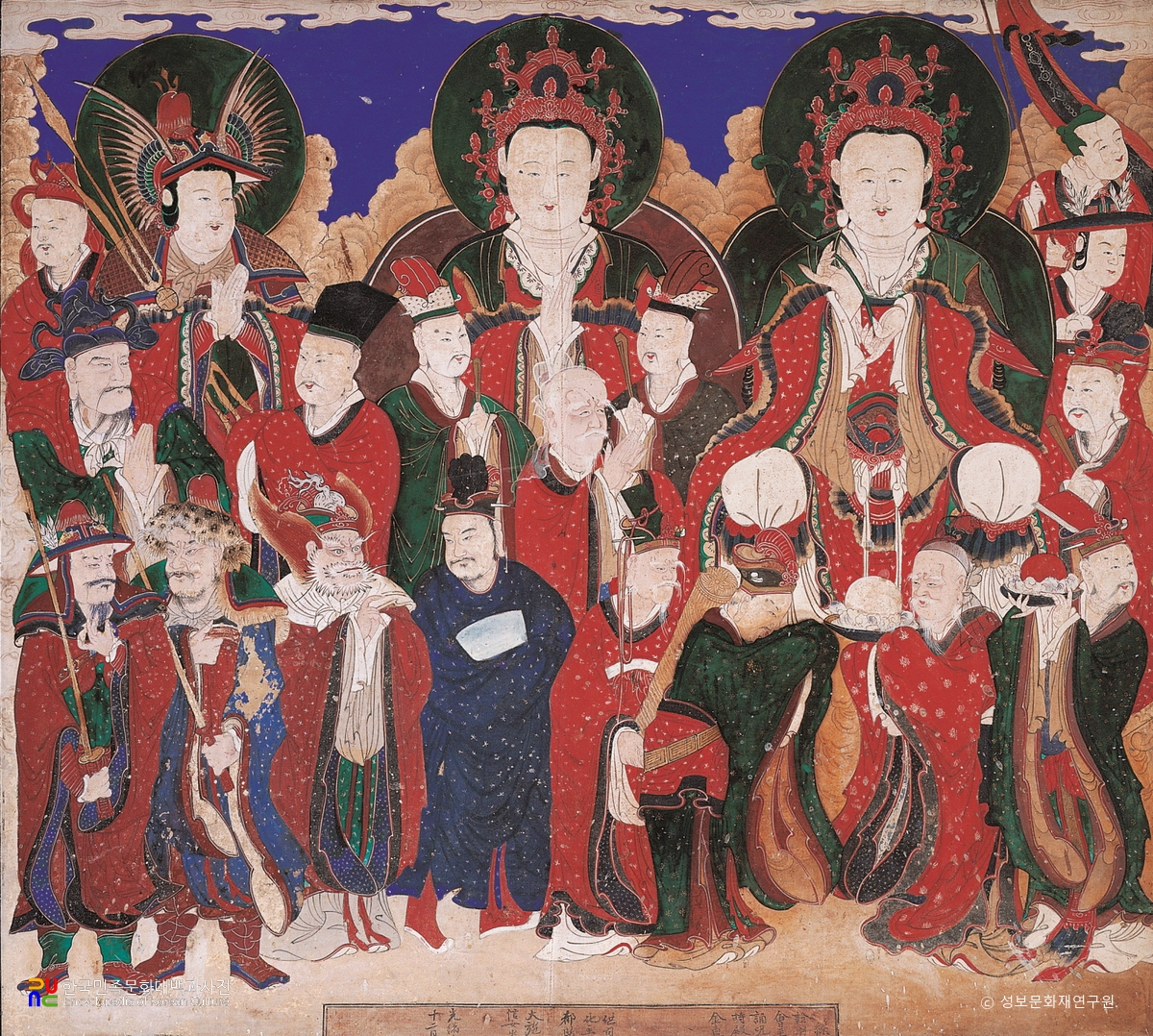 합천 해인사 국일암 신중도