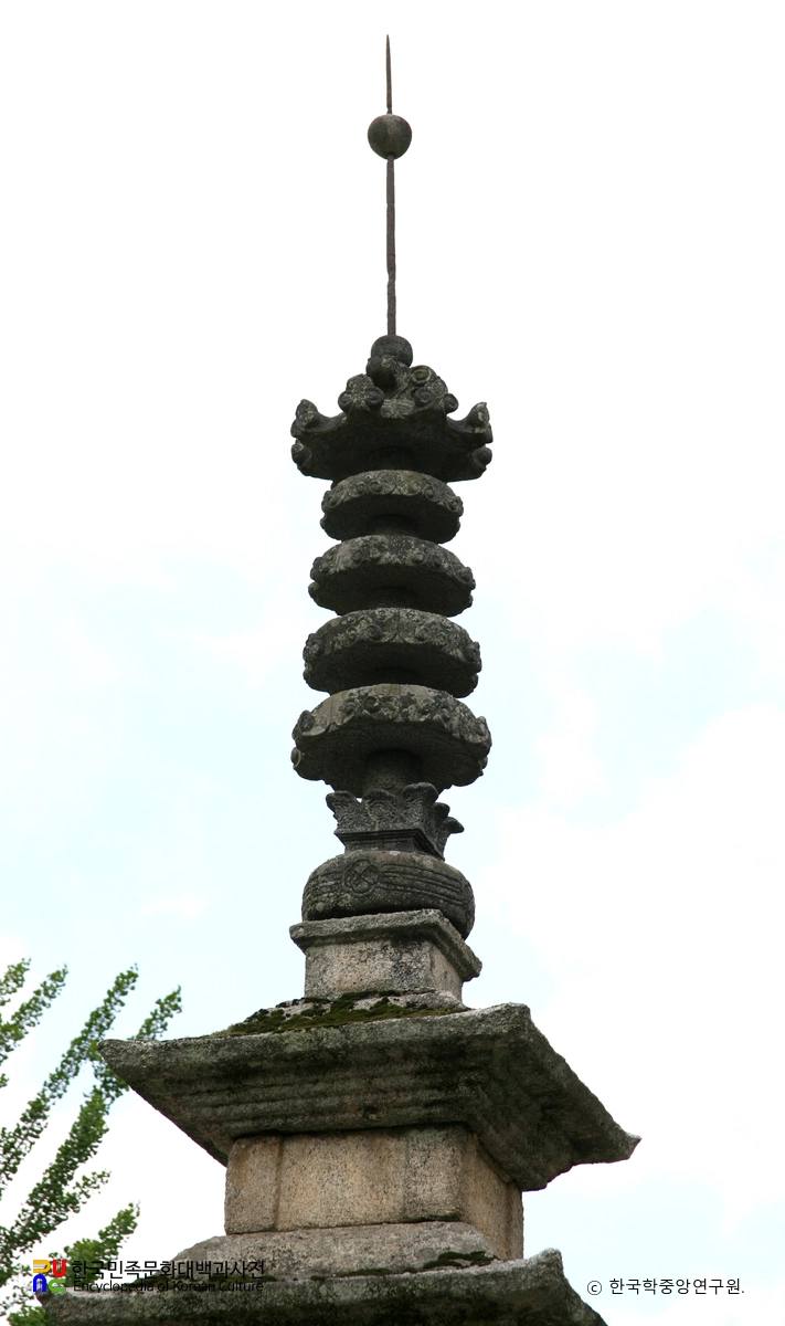 남원 실상사 동ㆍ서 삼층석탑 중 서삼층석탑 상륜부