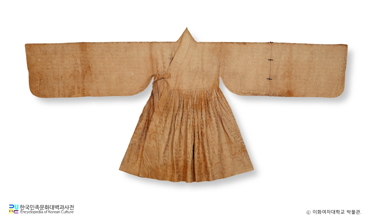 영암 최원립 장군 묘 출토복식유물 철릭