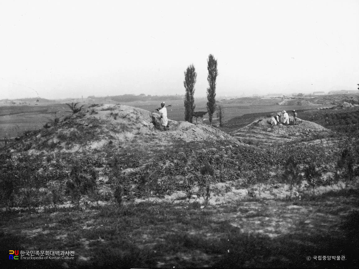 대구 대명동 유적 고분군 전경
