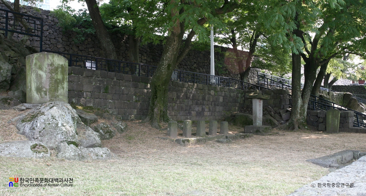 제주 오현단 전경