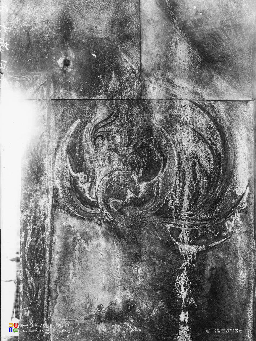 평안남도 강서 강서대묘 현실 남벽 서방 주작