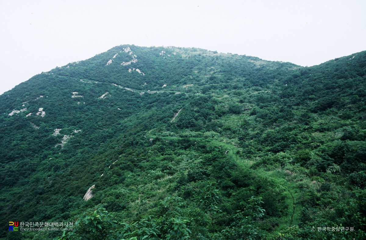 예산 임존성 전경