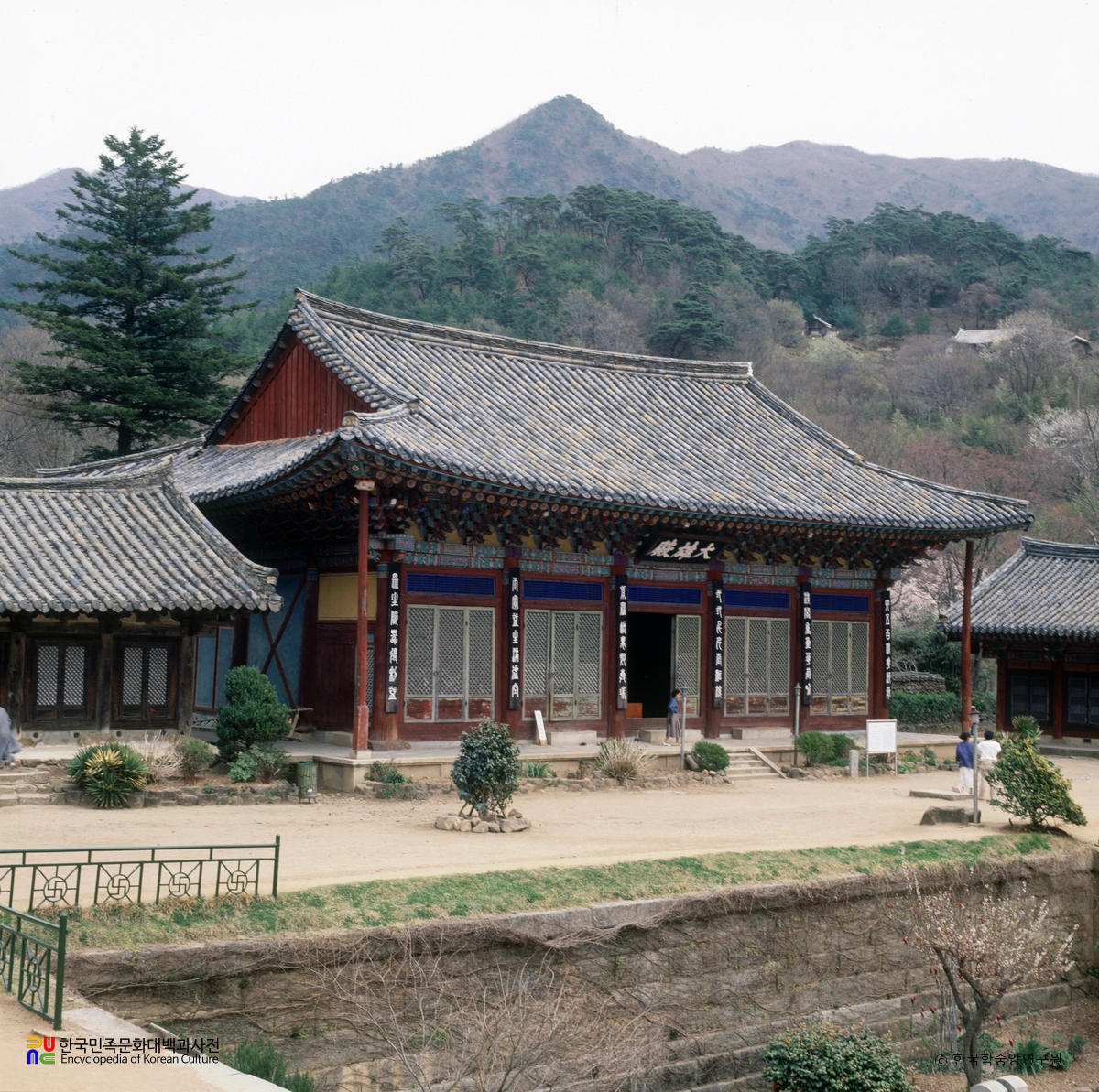 구례 화엄사 대웅전 정측면