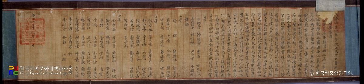 김길통 좌리공신교서