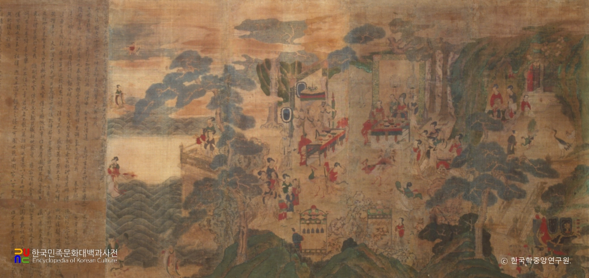 책례계병도 중 군선경수반도회도