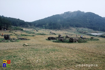 고창 죽림리 지석묘군 전경