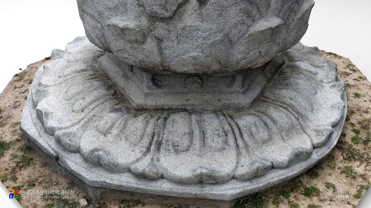 김제 금산사 석련대 기단부