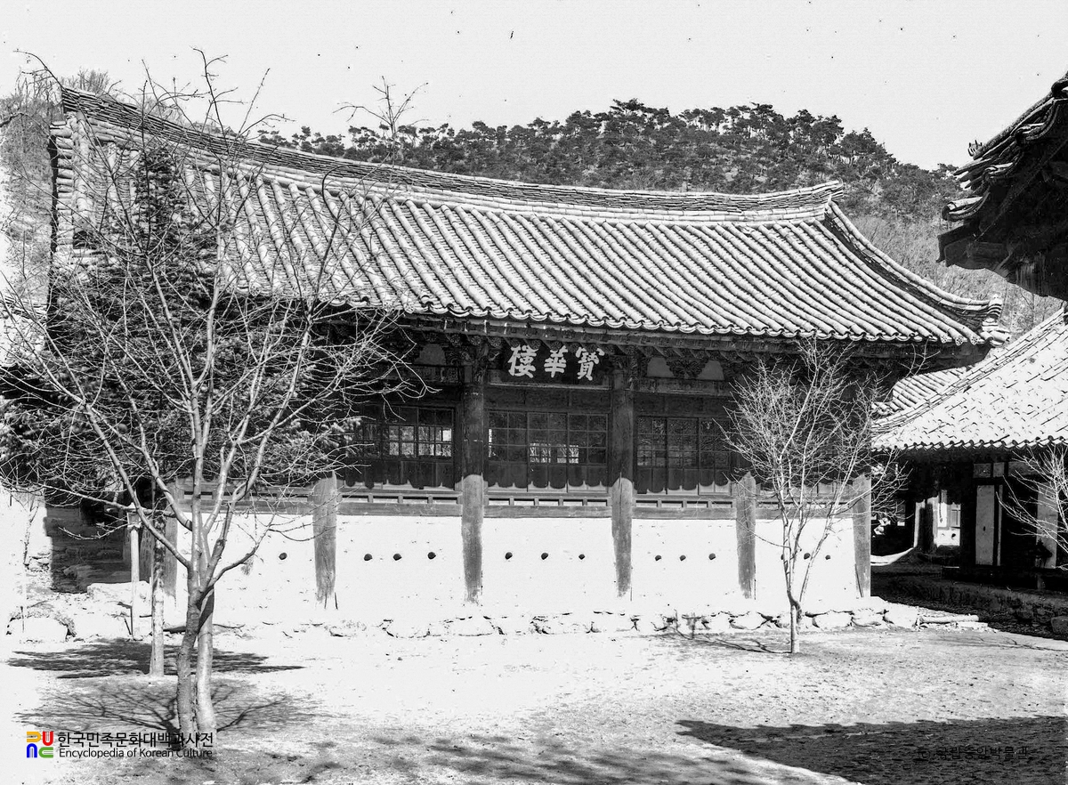 영천 은해사 보화루 정측면