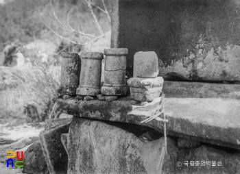충주 미륵리 오층석탑 상륜부 부재