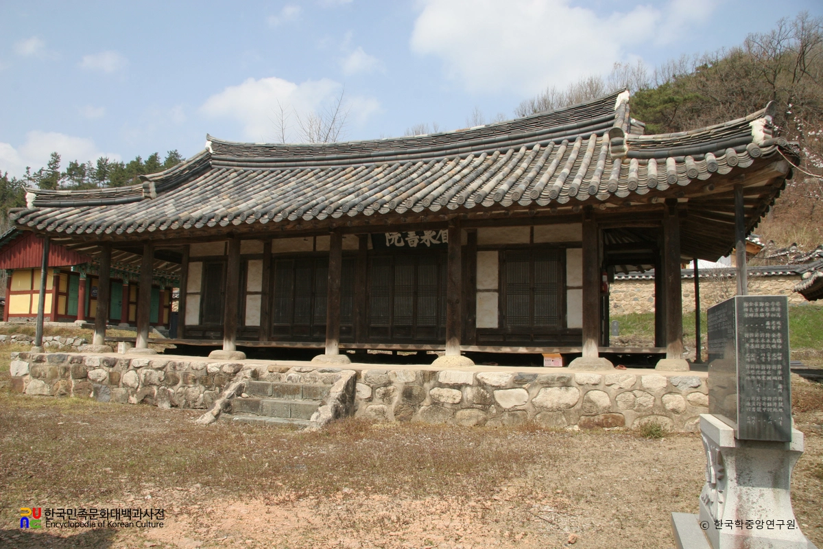 나주 미천서원 강당 정측면