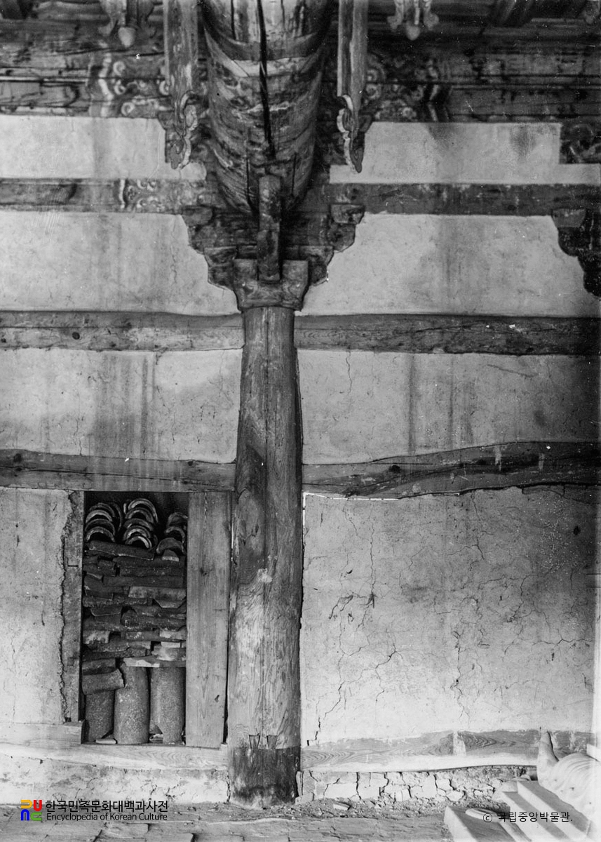 청양 장곡사 상대웅전 평주와 공포