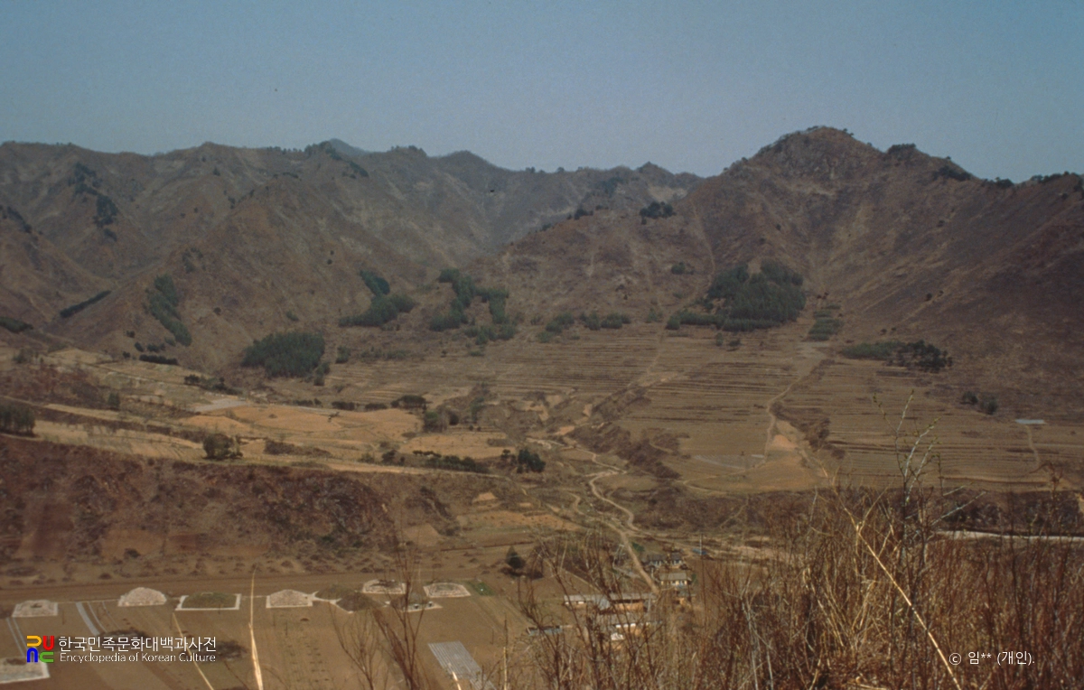 지안 산성자산성 전경