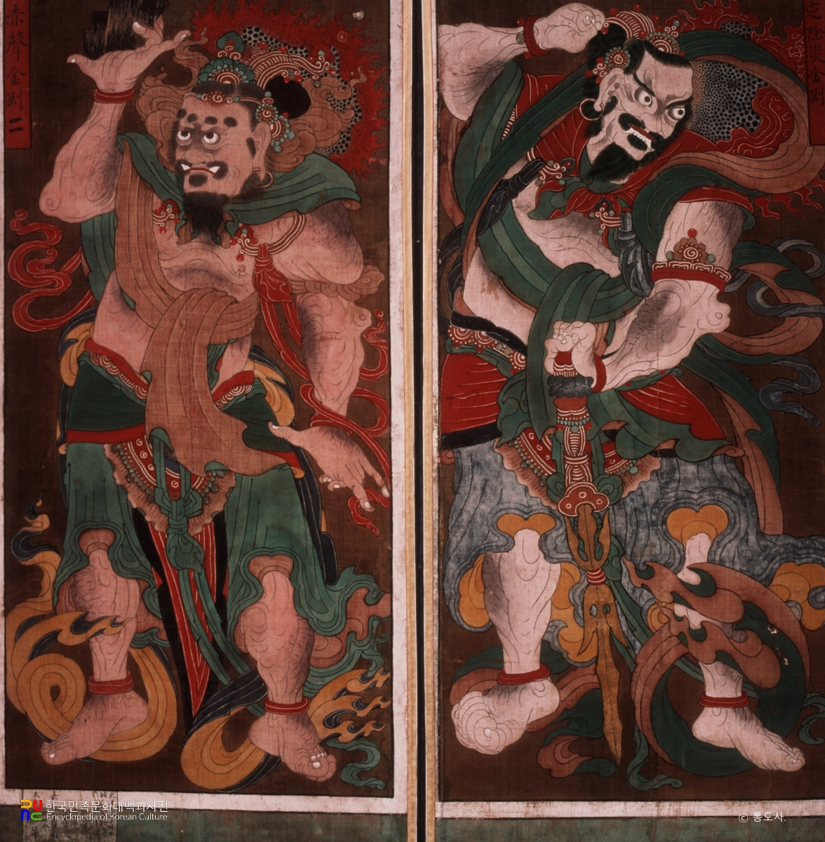 양산 통도사 팔금강도