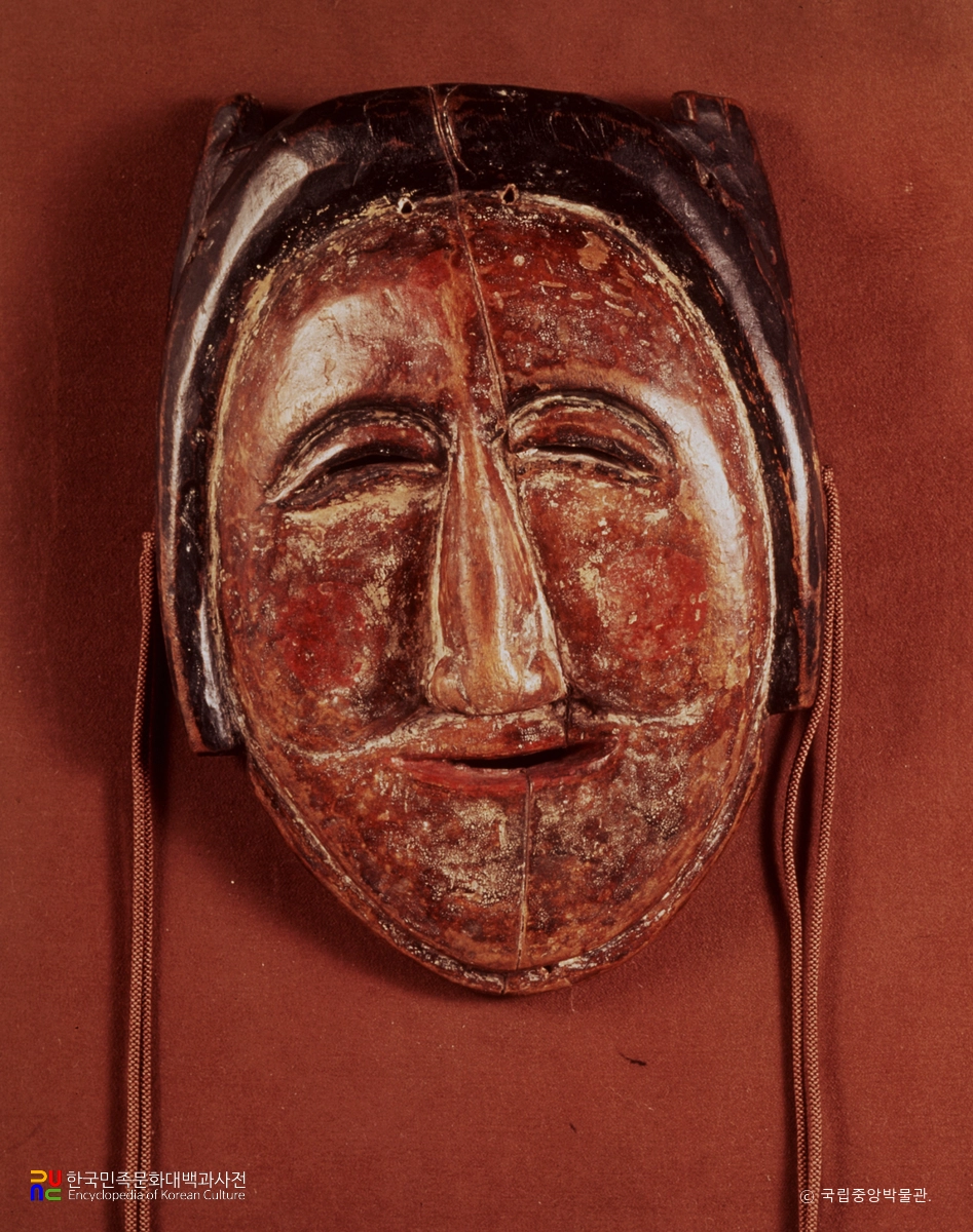 하회탈 및 병산탈 중 하회탈 - 부네탈