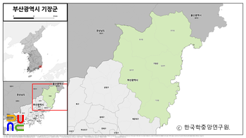 부산광역시 기장군 법정구역도
