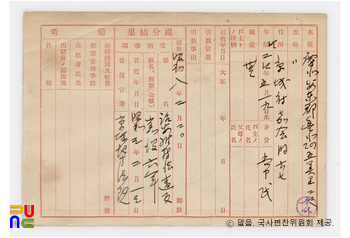 일제 주요감시대상 인물카드 김재봉(金在鳳)_01_후면