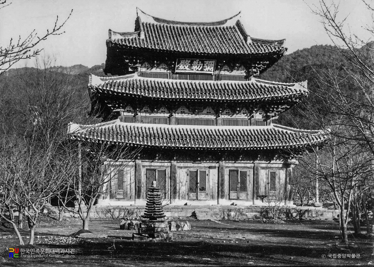 김제 금산사 미륵전 정면