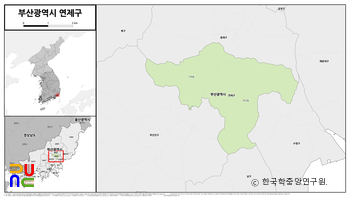 부산광역시 연제구 법정구역도