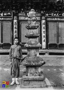 하동 쌍계사 금당 앞 오층석탑