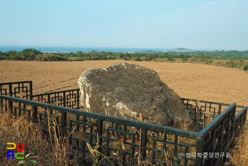 제주 외도 지석묘 5호 정면