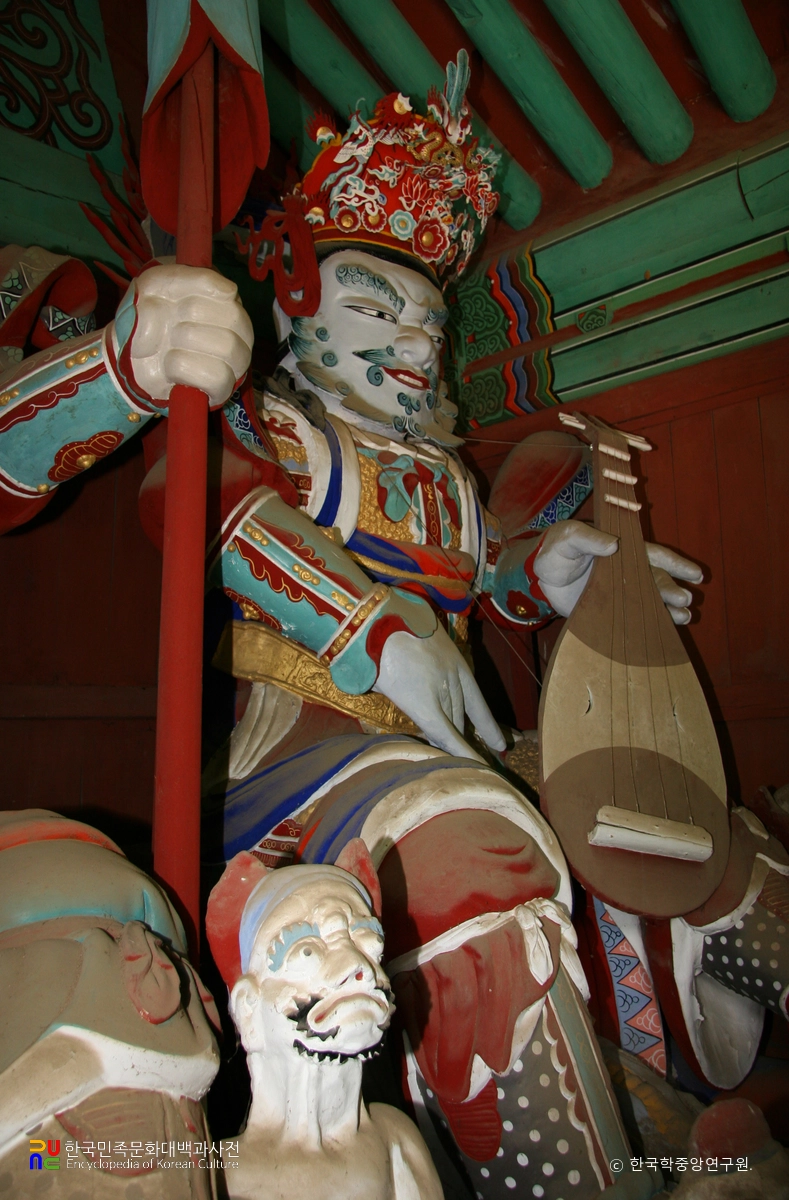 홍천 수타사 소조 사천왕상