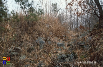 익산 낭산산성 성벽