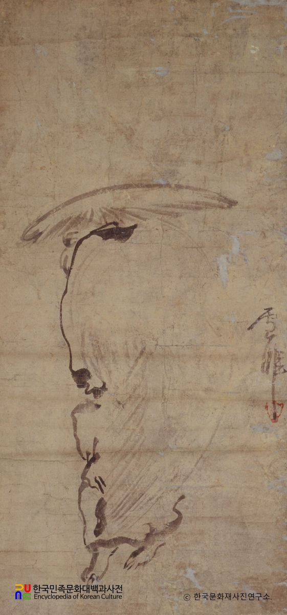 한시각의 사립인물도