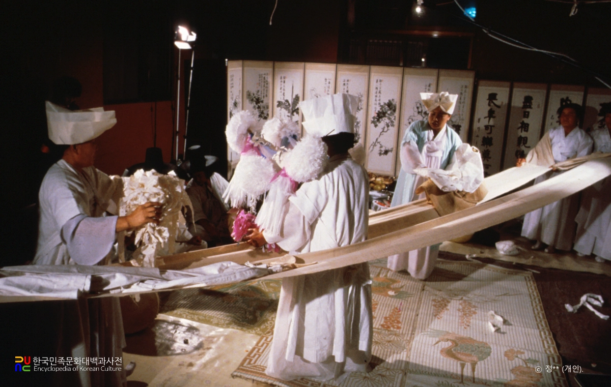 진도 씻김굿 길닦기