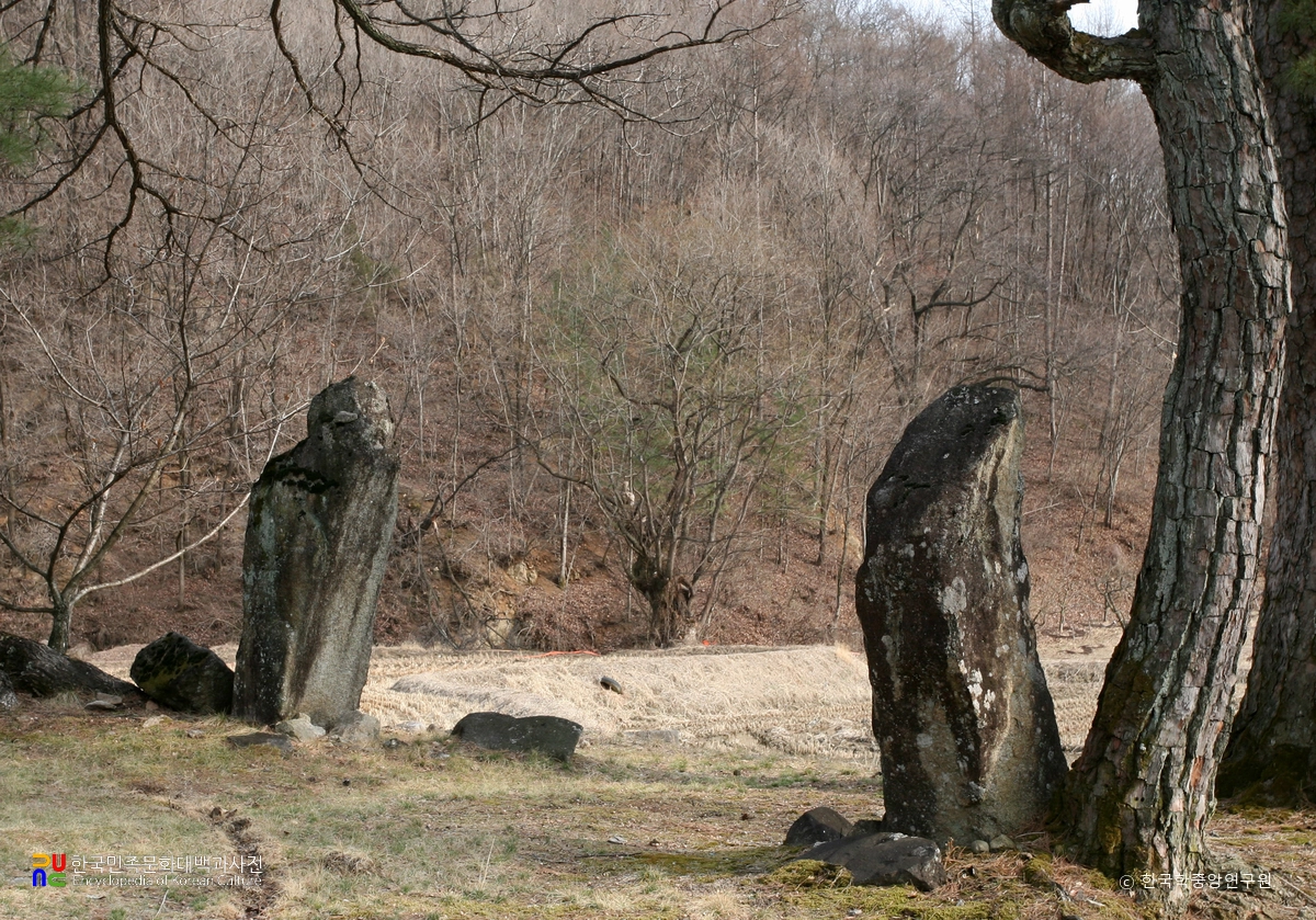 영주 청구리 입석 전경