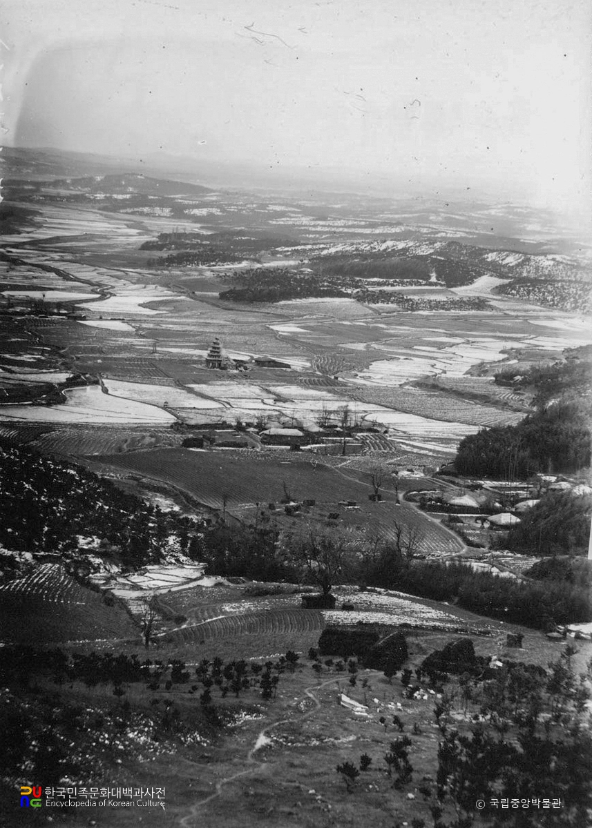 익산 미륵사지 전경