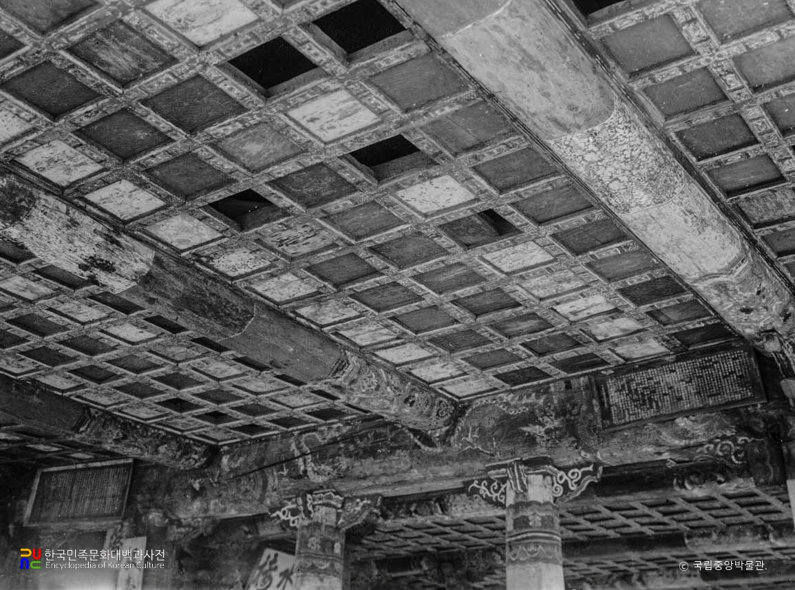 성천객사 동명관 강선루 천장