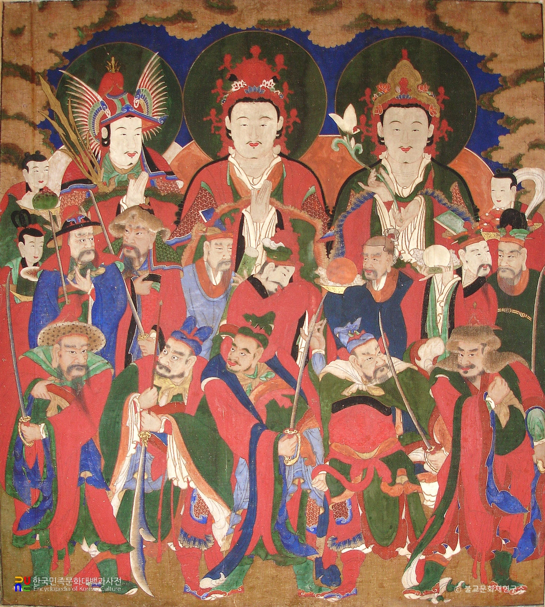 진해 정암사 신중탱