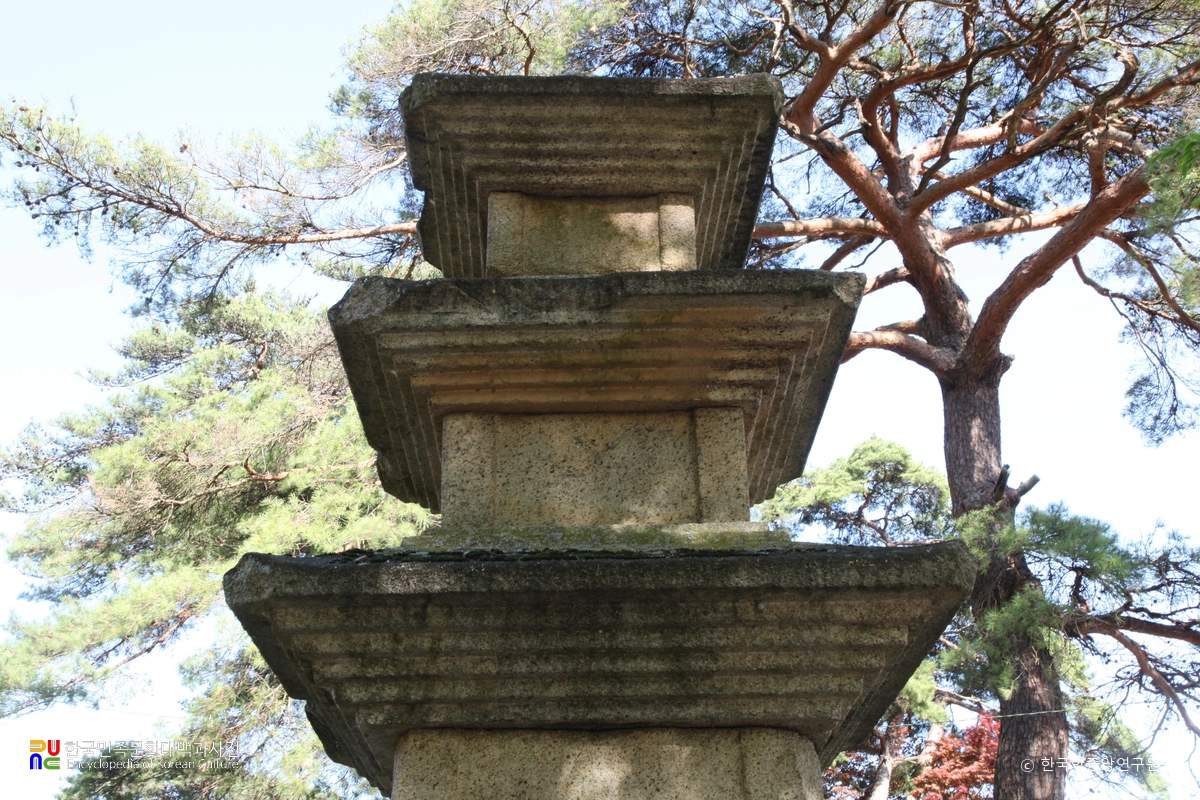 합천 월광사지 삼층석탑 중 동탑의 탑신부