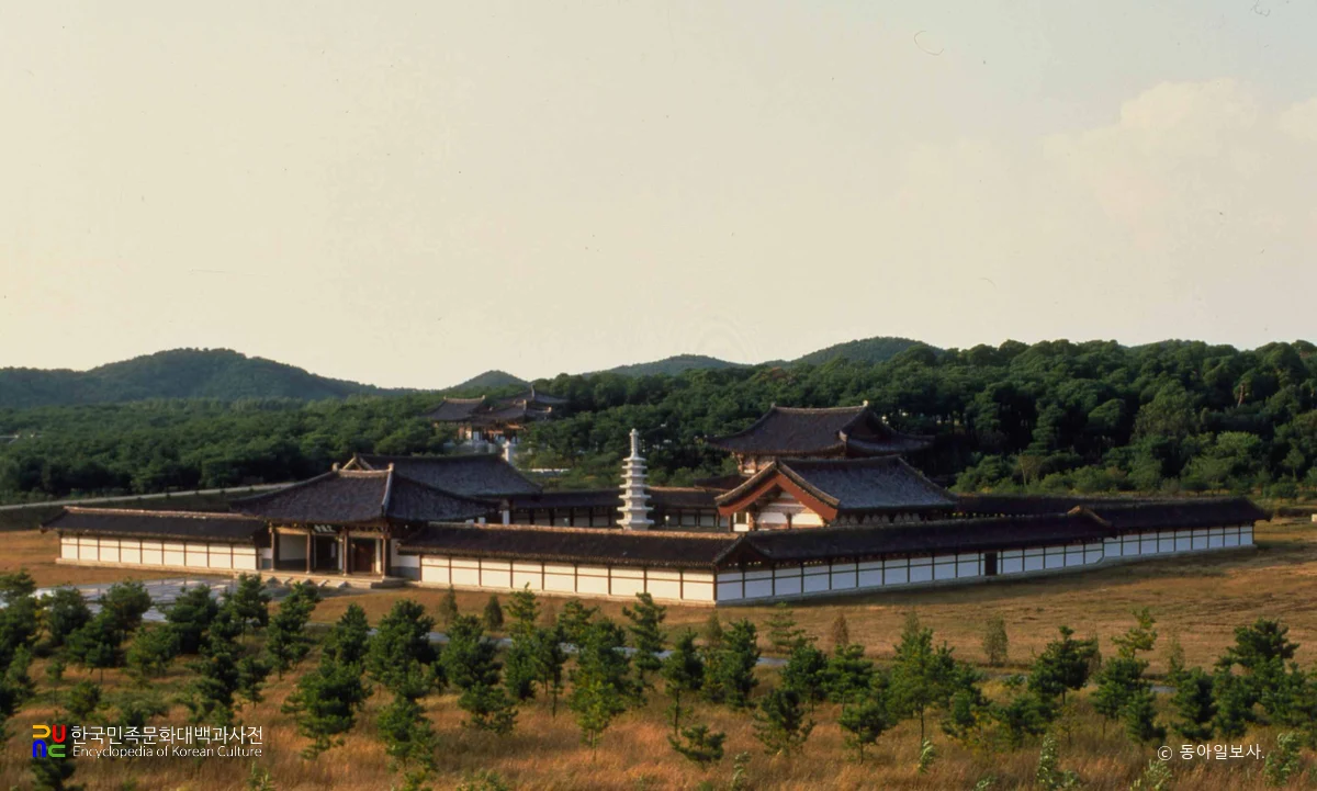 평양 정릉사 전경