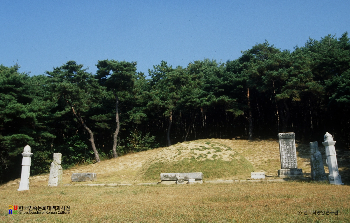 대전 김익희 묘 정면