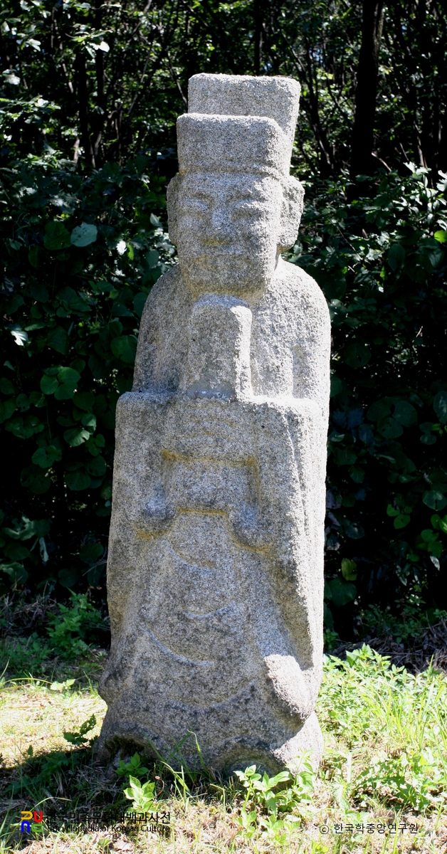 김상헌 선생 묘 문인석