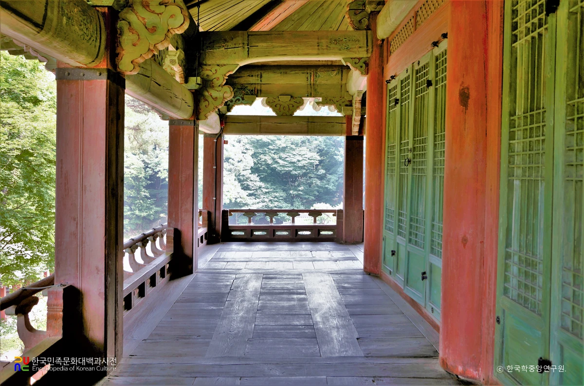 창덕궁 주합루 2층 마루