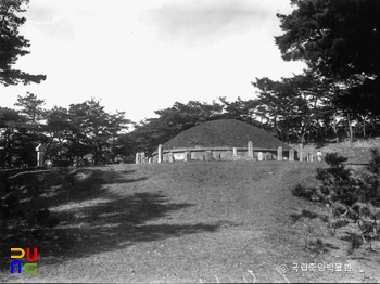 경주 김유신묘 전경