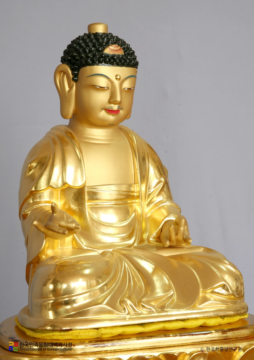 제주 월계사 소장 목조아미타불 좌상