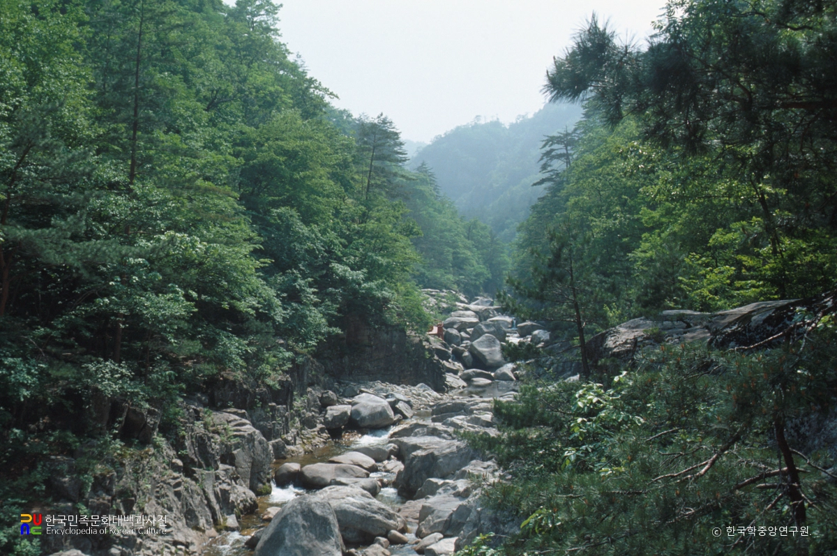 명주 청학동 소금강