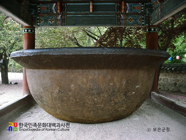 보은 법주사 철솥