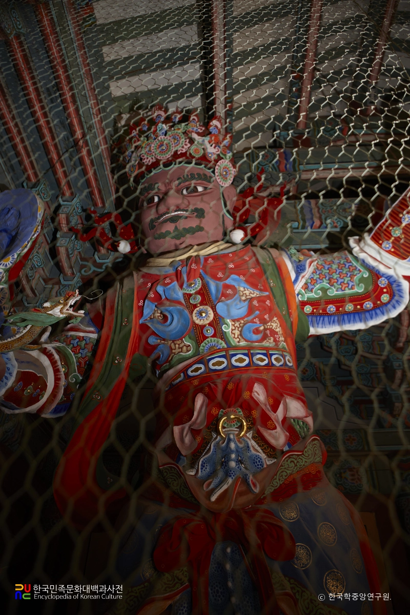 보은 법주사 사천왕문 광목천왕