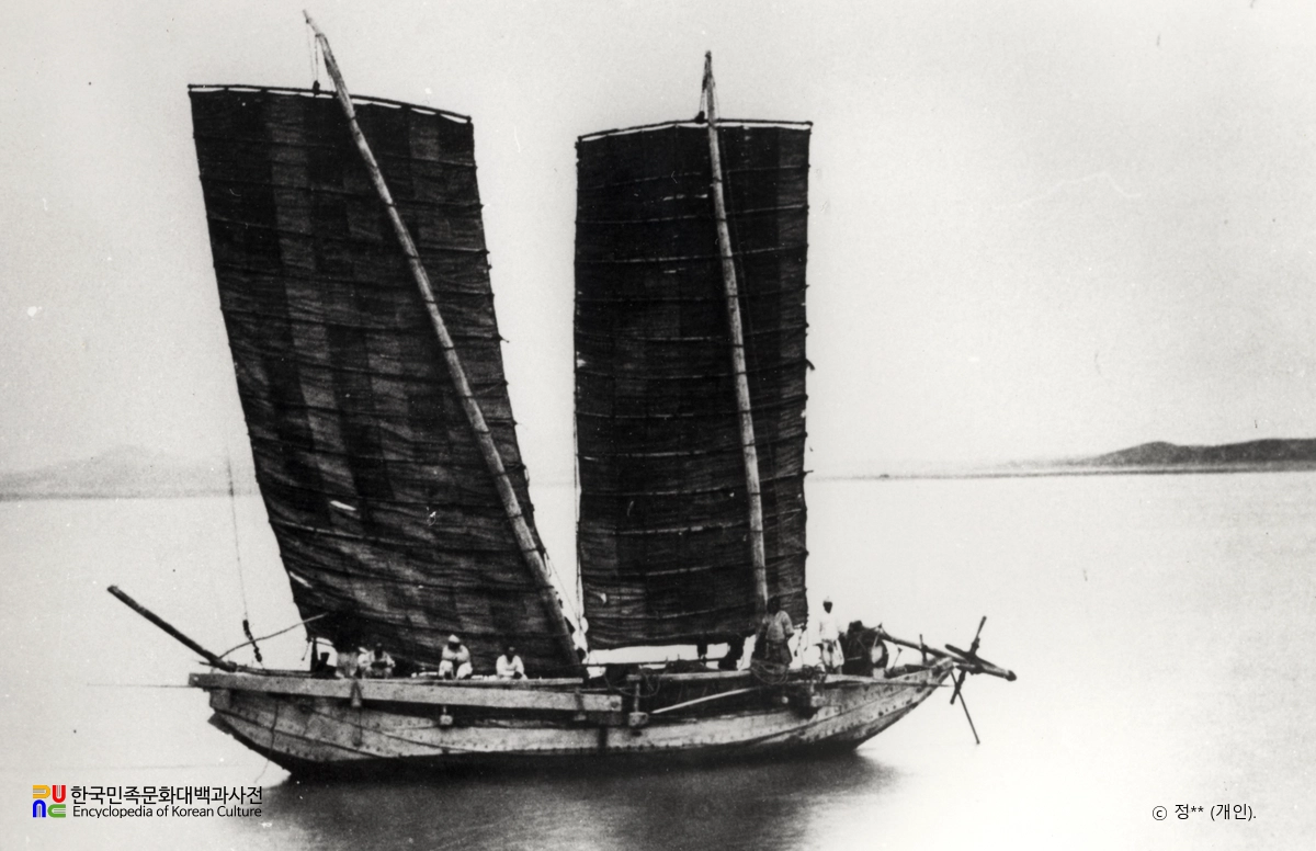 신미양요 당시의 범선