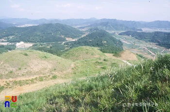 고령 지산동 고분군 전경