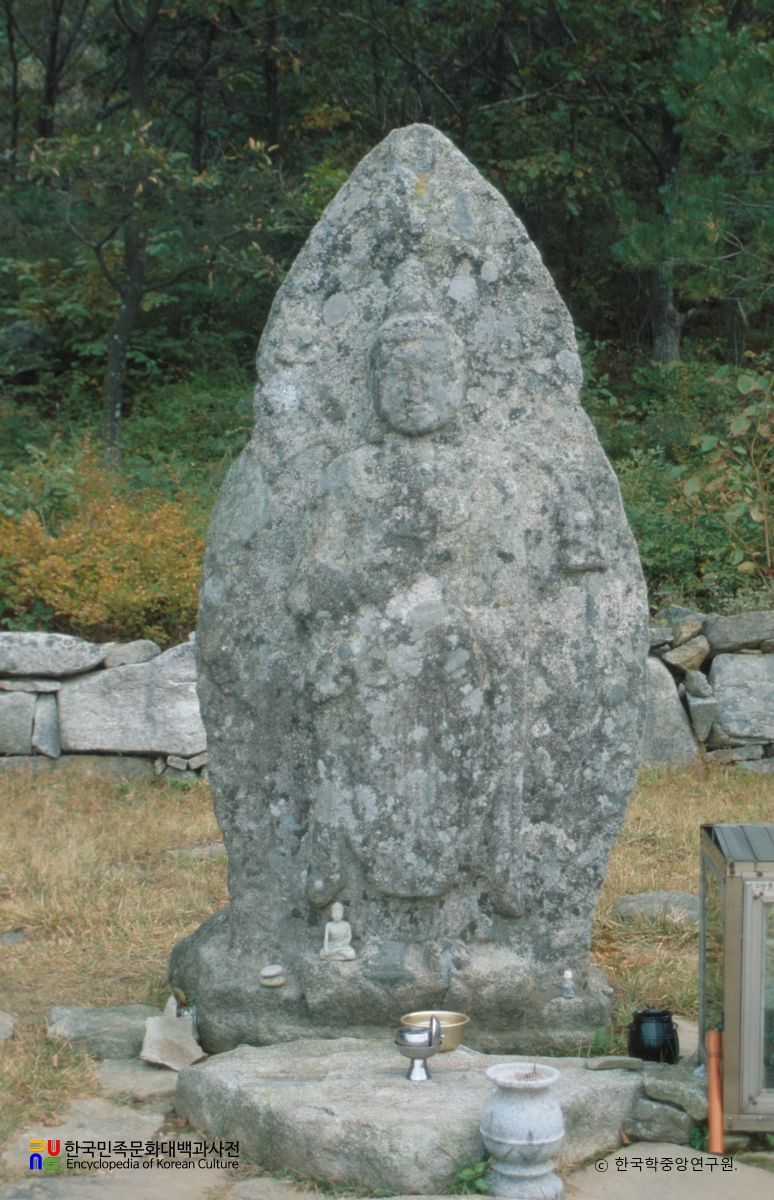 달성 용봉동 석불 입상