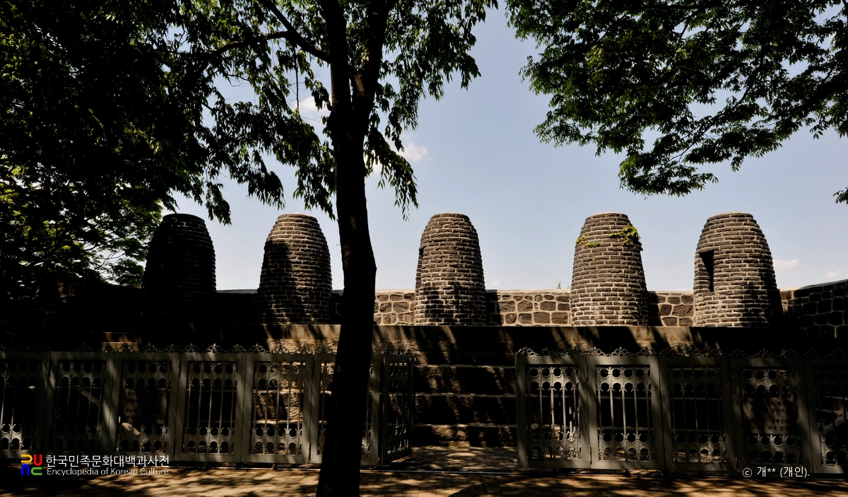 서울 목멱산 봉수대터 정면